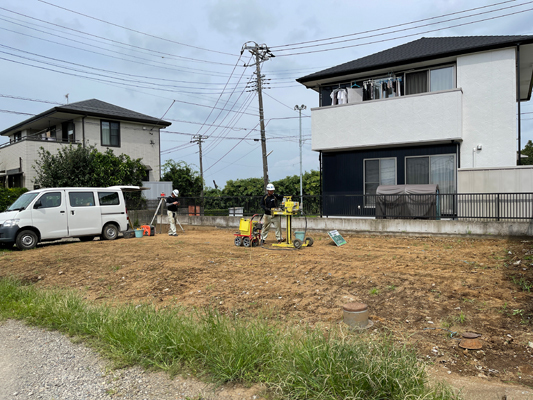 地盤調査の確認