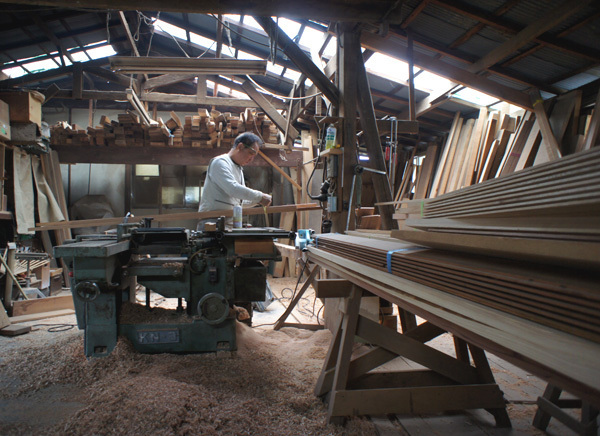 大工の作業場