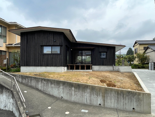 南北に抜けのある２２坪の平屋　静岡県東部工務店「住宅舎」