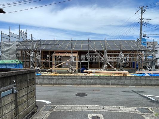 南面を広く水平ラインを意識した住宅設計　伊豆の国市の工務店「住宅舎」
