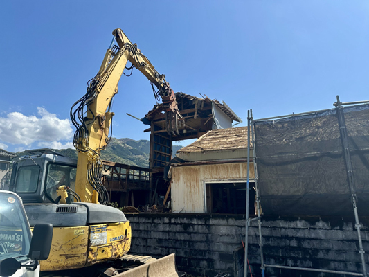 沼津市の古家住宅の解体　静岡県東部工務店「住宅舎」