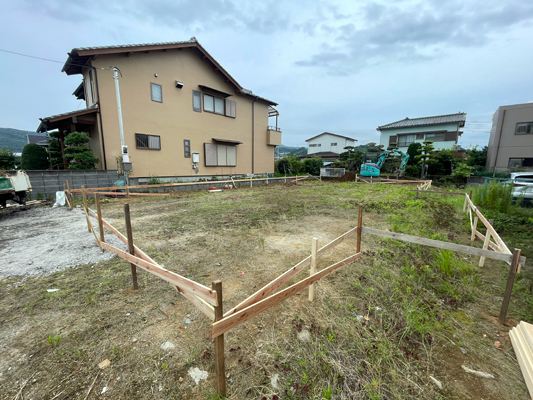 基礎工事が始まりました　静岡県東部工務店「住宅舎」